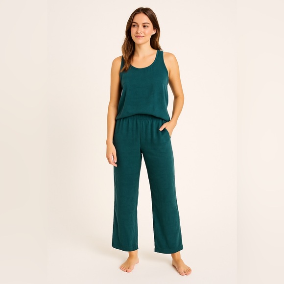 Haven Well Within Emerald Green Two-Piece Set Scoop Tank Top & Pants Size XS - Picture 1 of 8